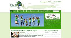 Desktop Screenshot of leapfrogs.com.au